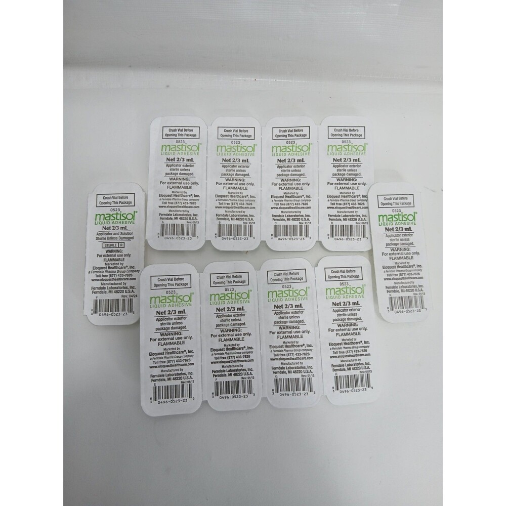 10 pcs/Box Mastisol Liquid Adhesive Exp 2029